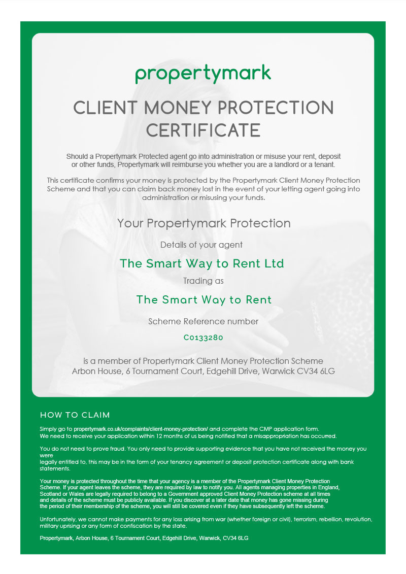Propertymark CMP Client Money Protection Certificate 2026